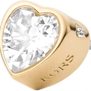 Michael Kors Earrings Gold Heart-Shaped